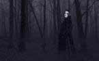 sad, girl, forest, gothic, creepy